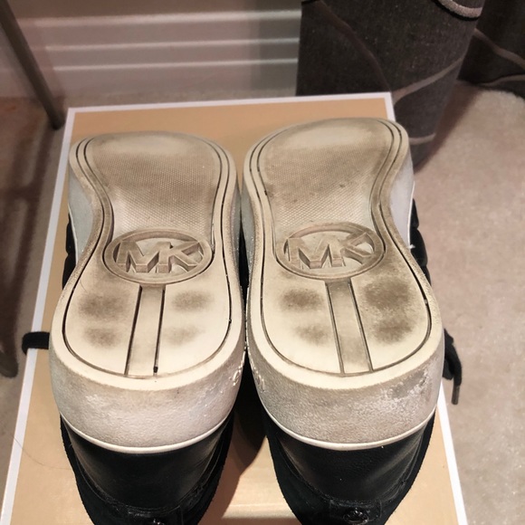 Michael Kors Paige Quilted Leather Sneakers - Picture 7 of 8